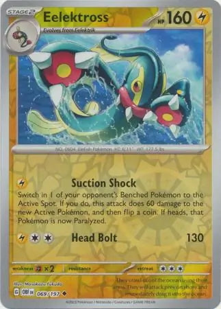Obsidian Flames Eelektross #69/197 reverse holo